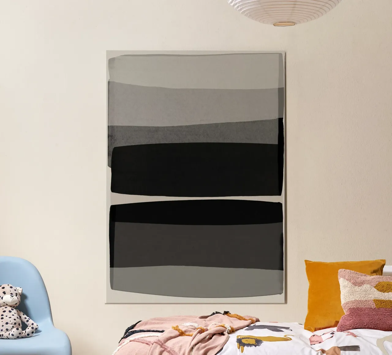 Bianco e nero moderno poster da Orara Studio