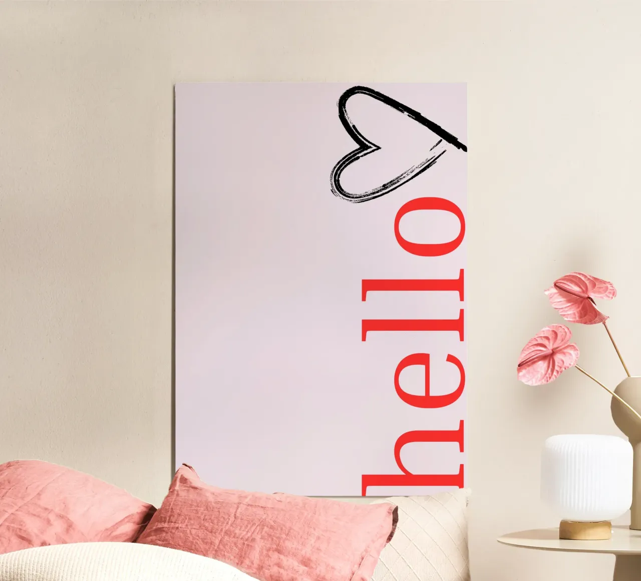 hello alluminio dibond da Yaso Design Quotes