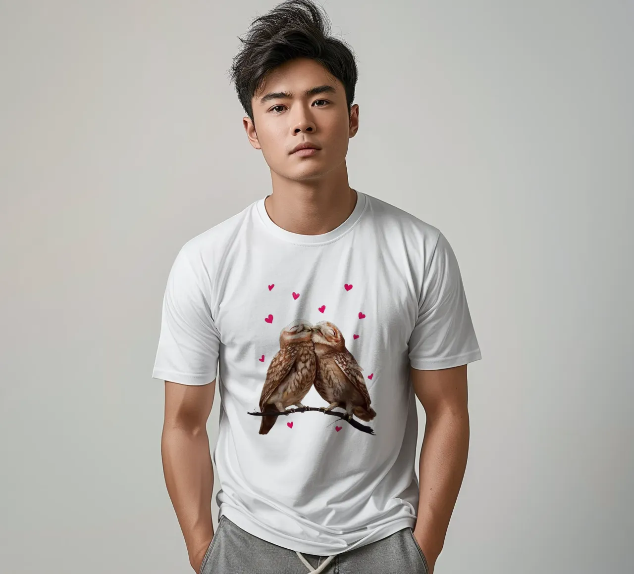 Lovely owls t-shirt by valeriyakorenkova