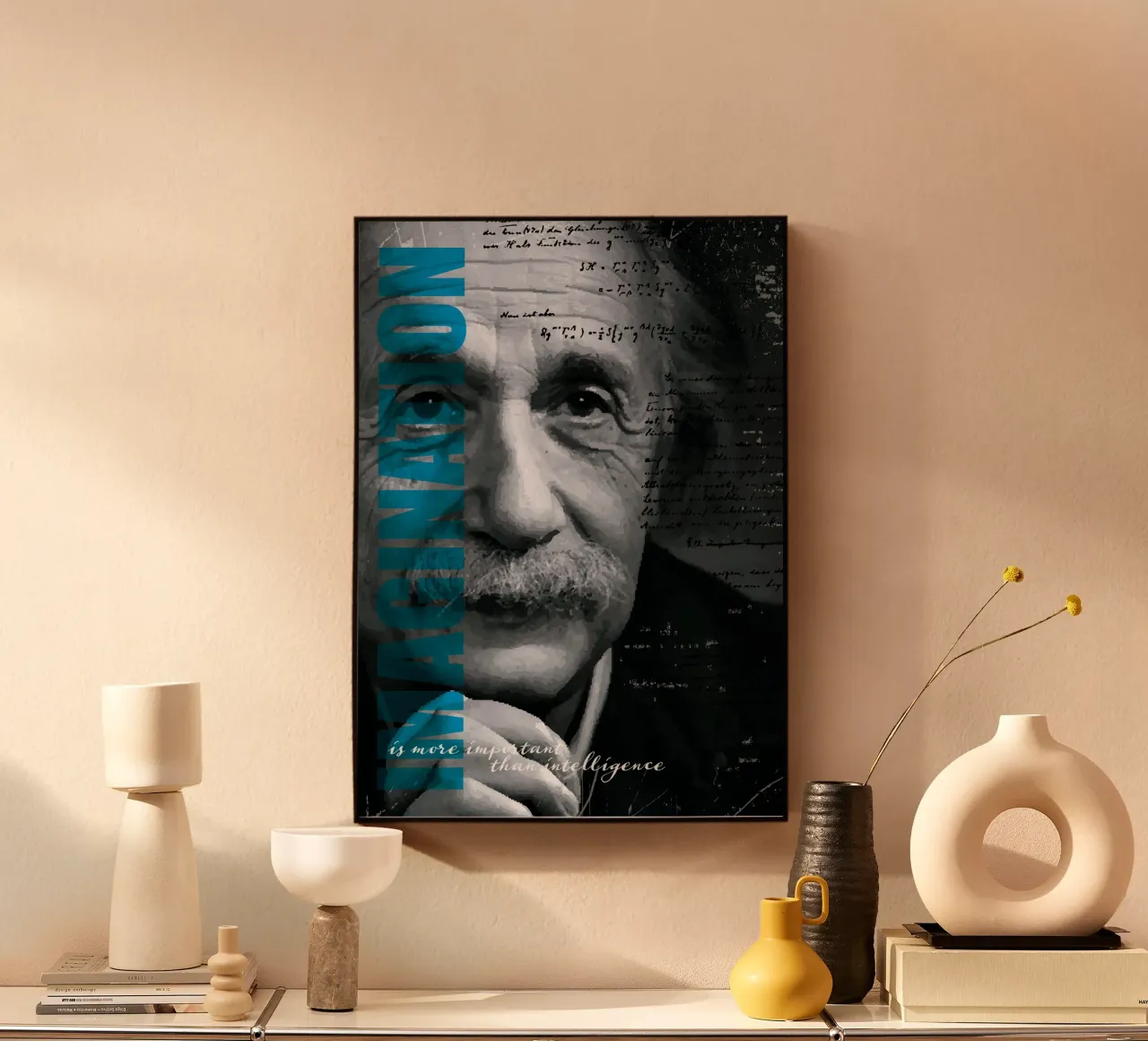 Albert Einstein plexiglas de kathrin-krieter
