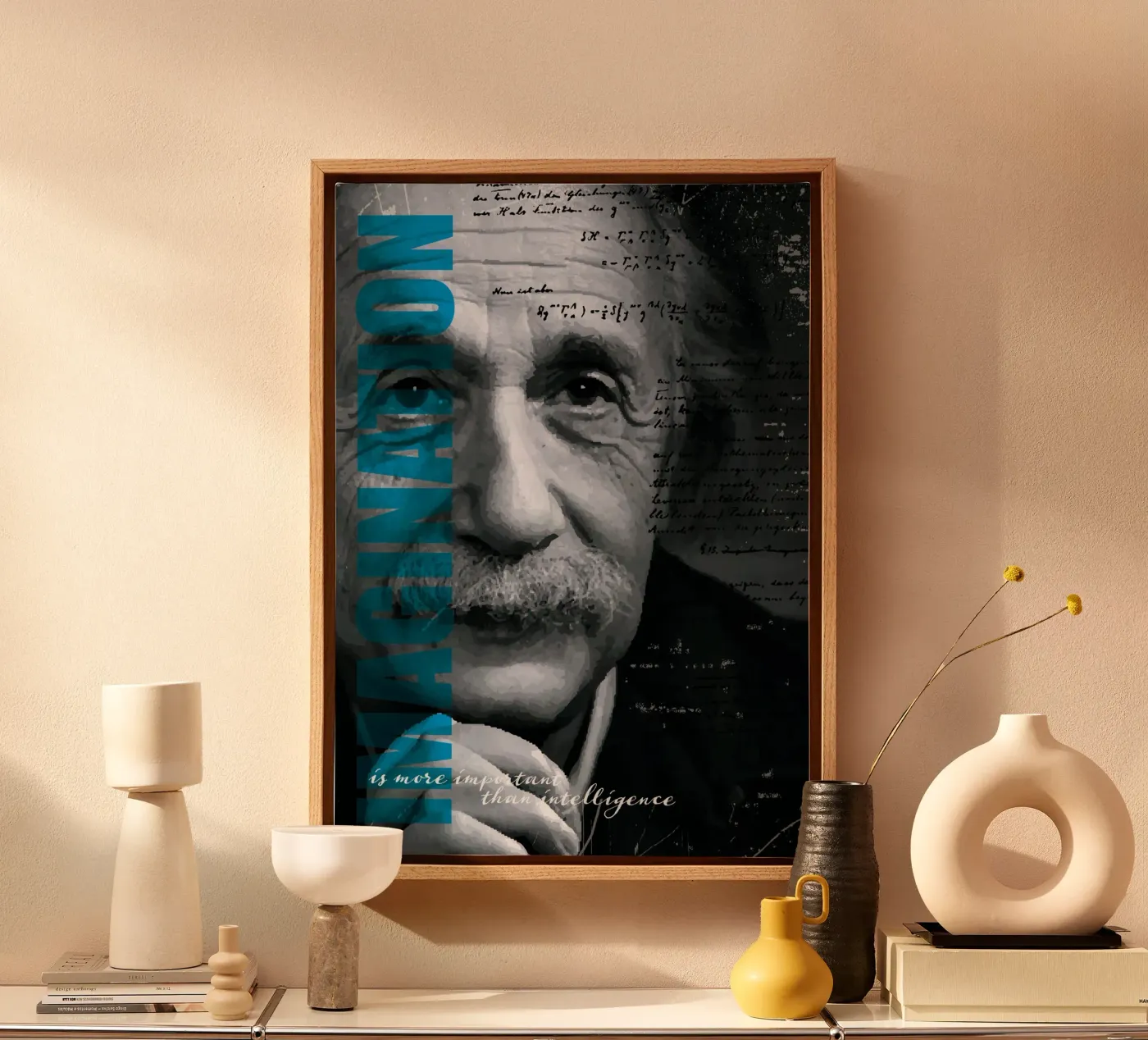 Albert Einstein canvas van kathrin-krieter