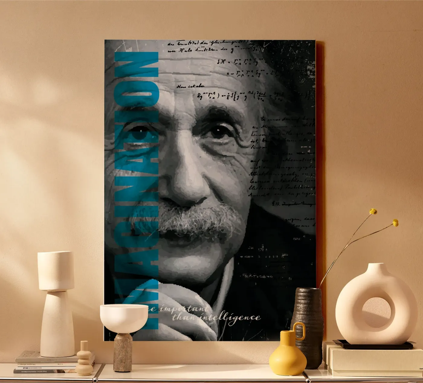 Albert Einstein canvas van kathrin-krieter