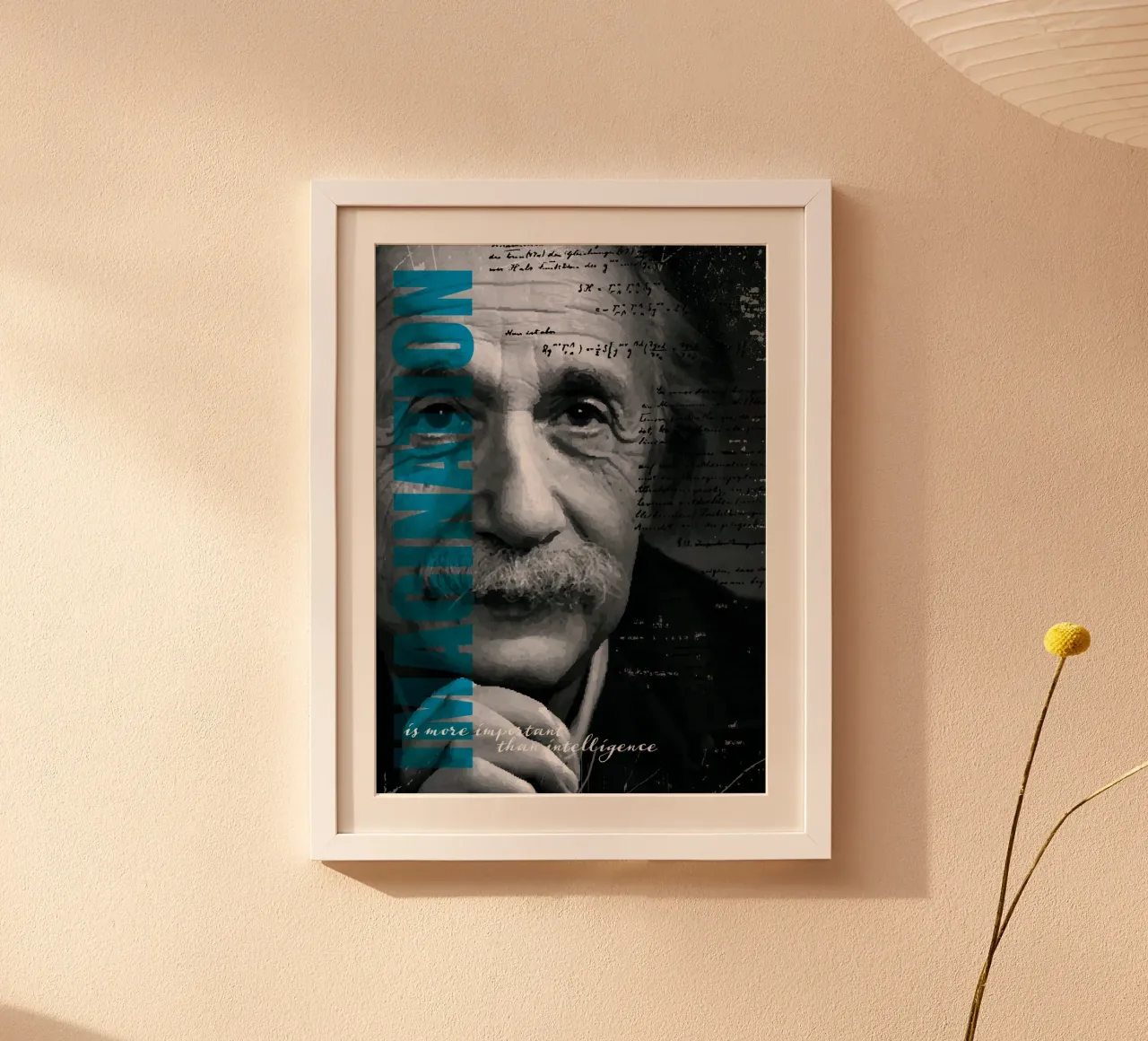 Albert Einstein poster van kathrin-krieter