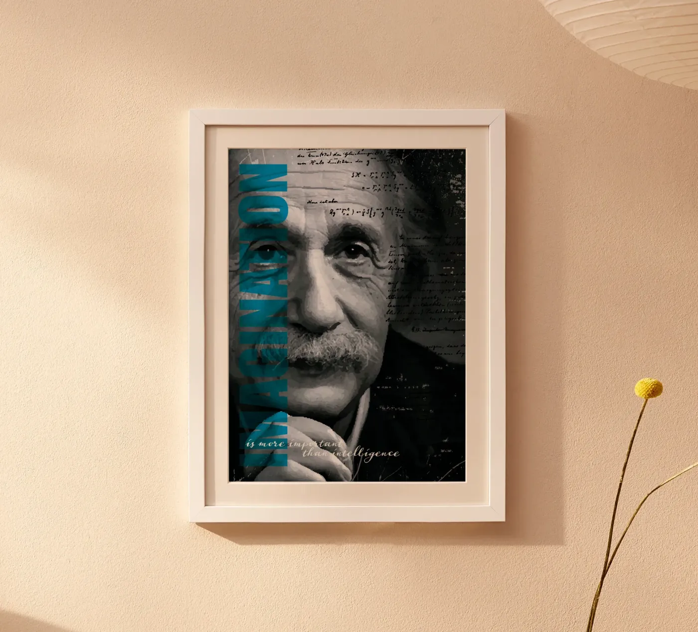 Albert Einstein Poster von kathrin-krieter