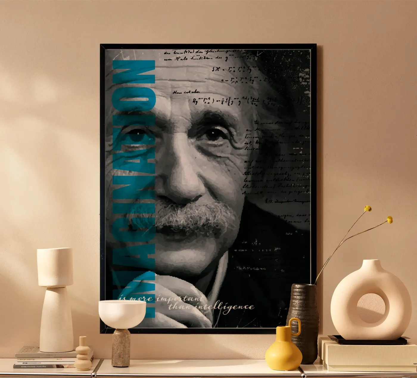 Albert Einstein Poster von kathrin-krieter