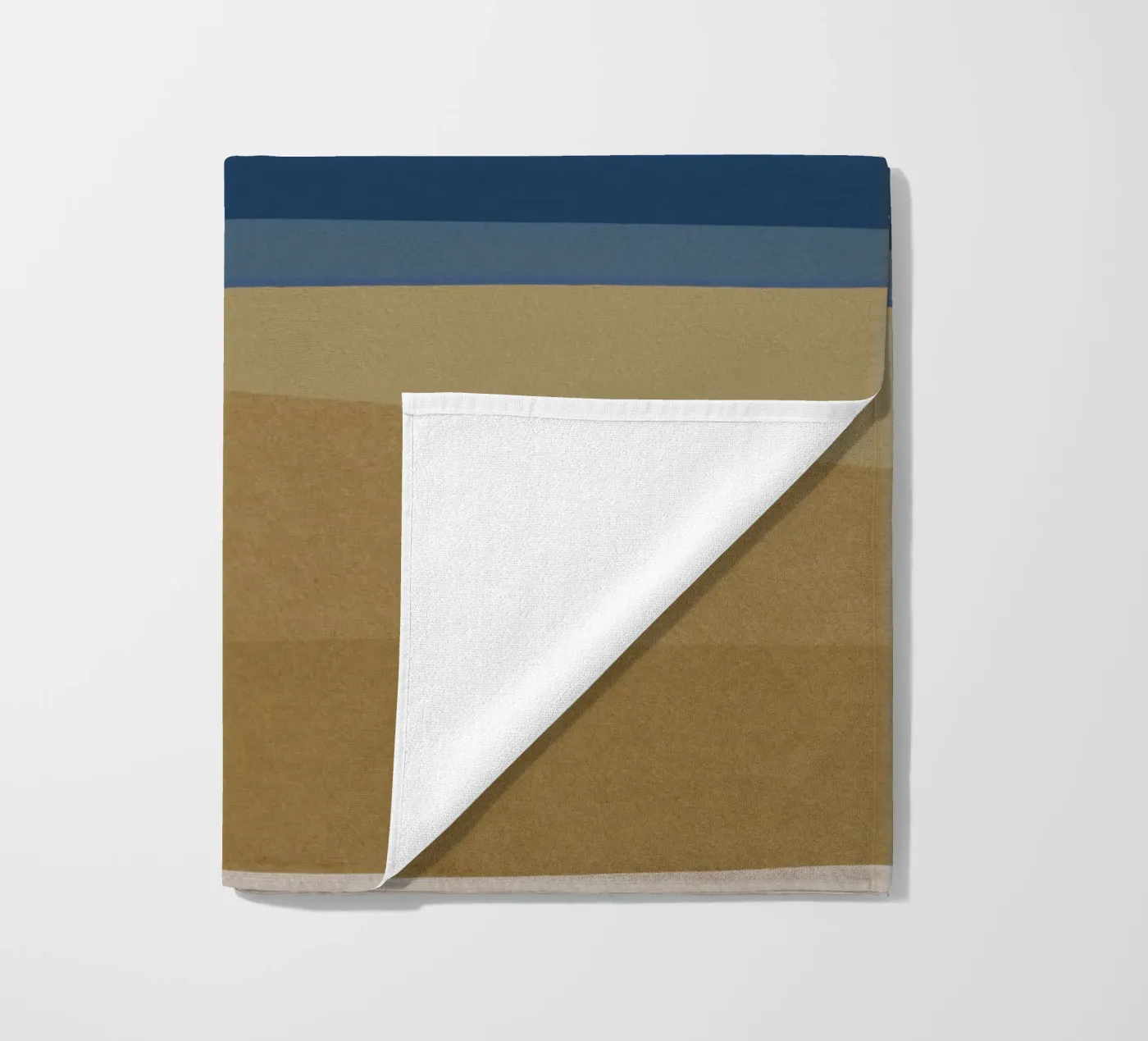 Blu e marrone moderno telo mare da Orara Studio