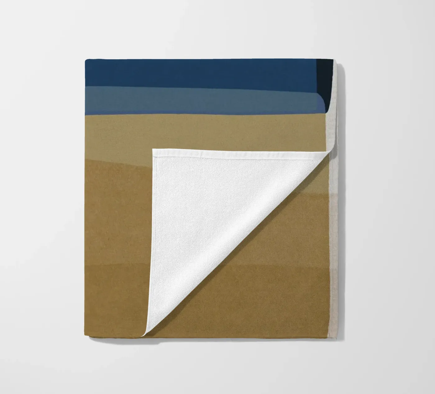 Blu e marrone moderno telo mare da Orara Studio