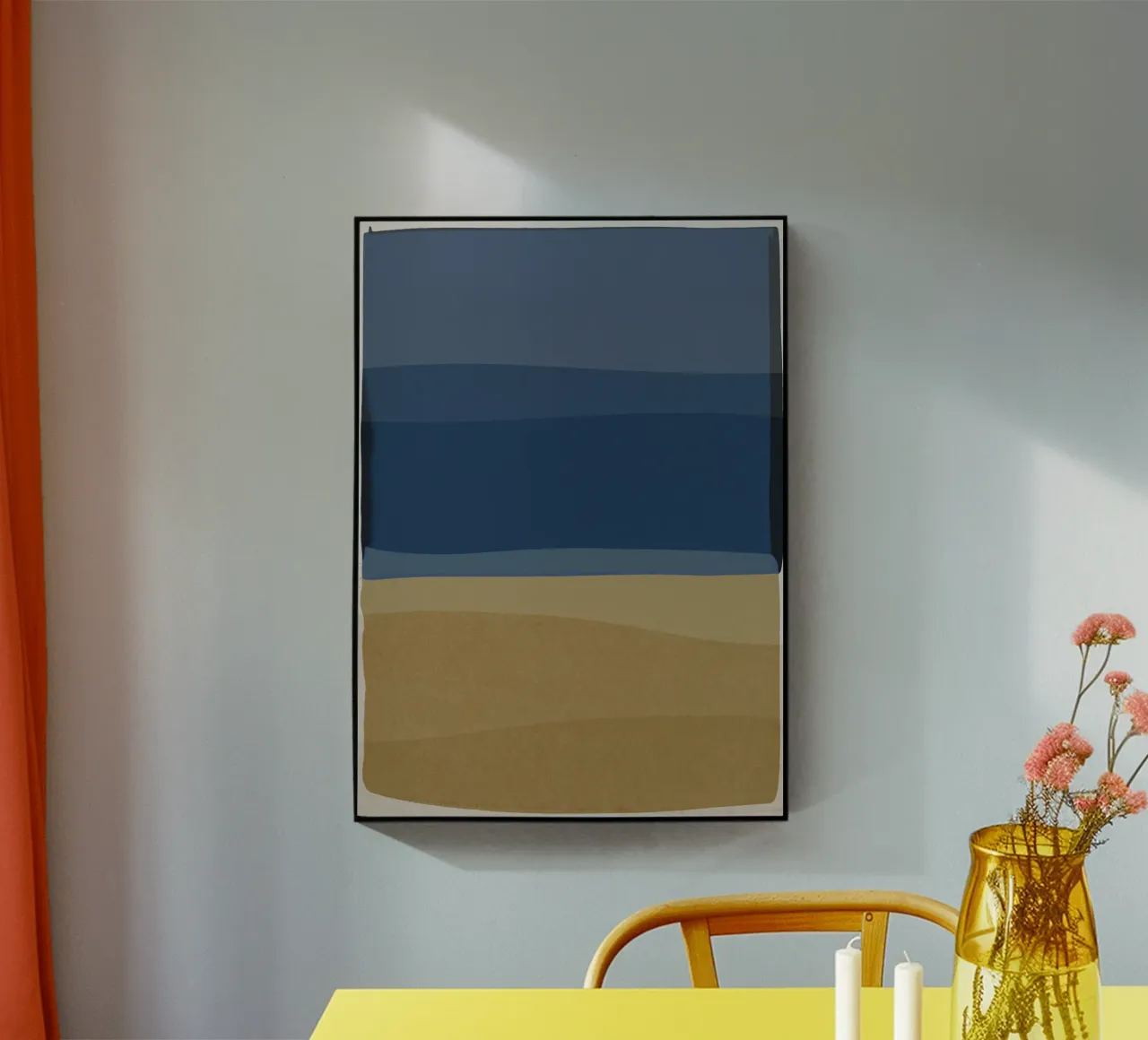 Blu e marrone moderno plexiglass da Orara Studio