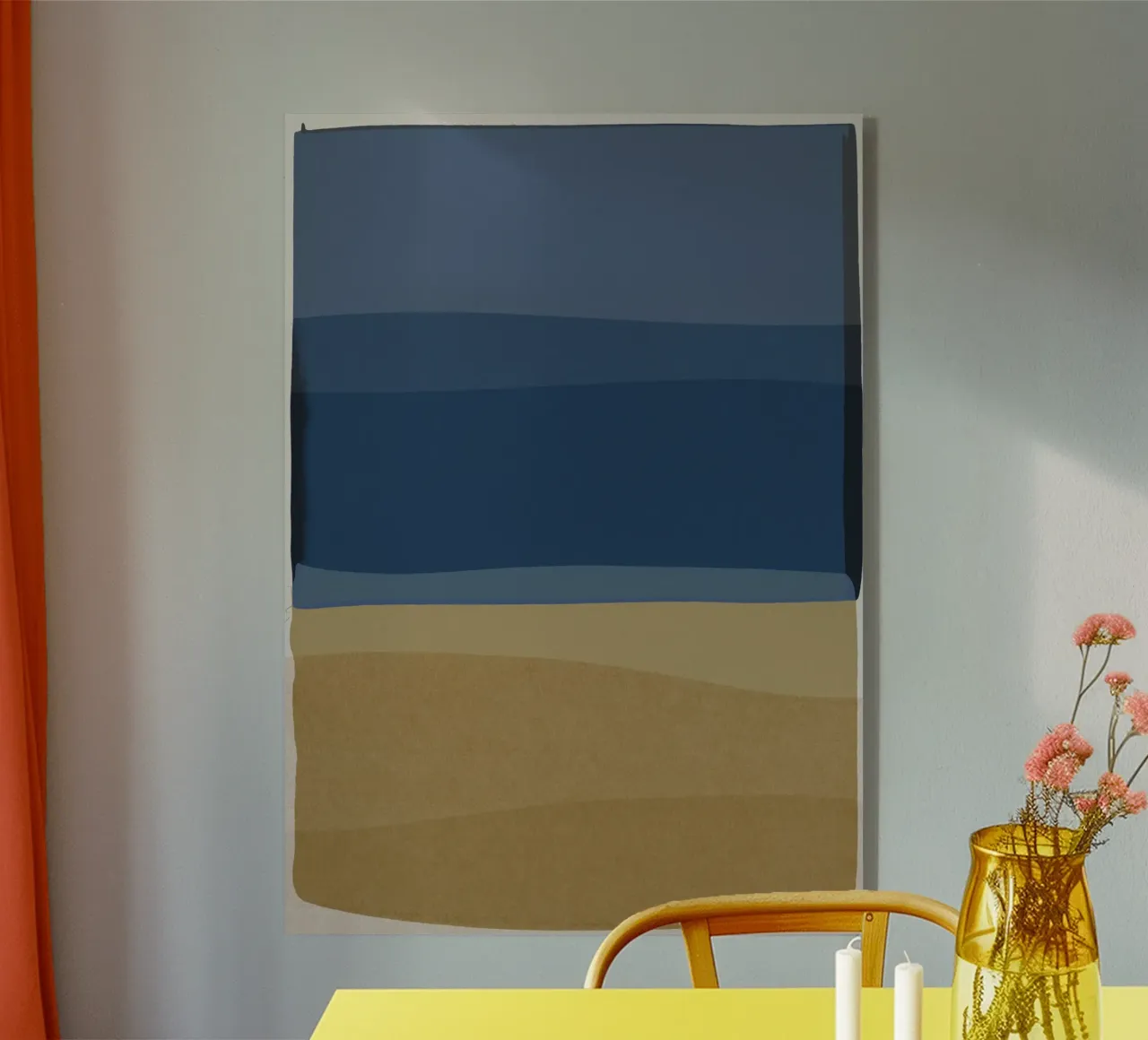 Blu e marrone moderno plexiglass da Orara Studio