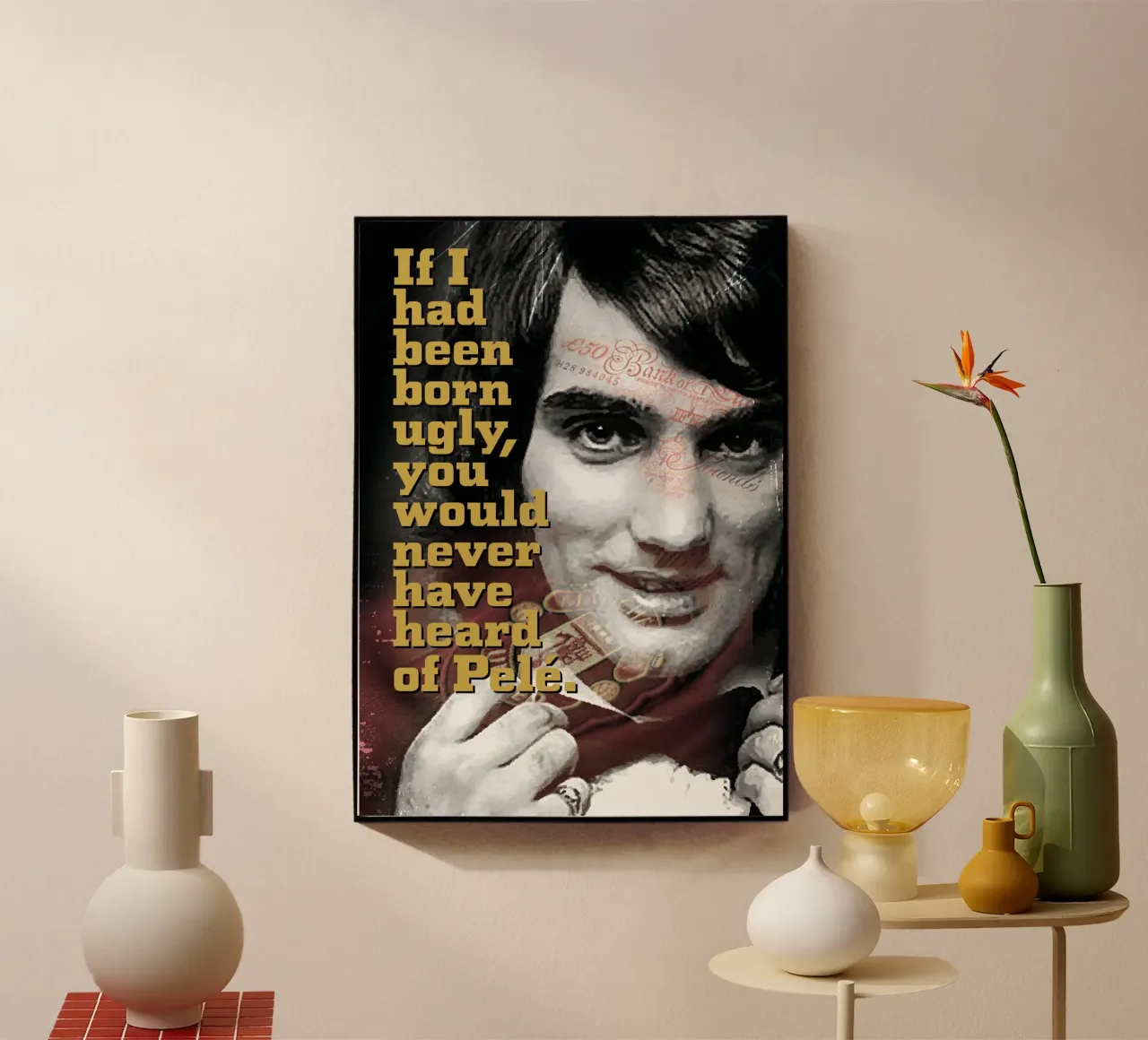 George Best plexiglass da kathrin-krieter