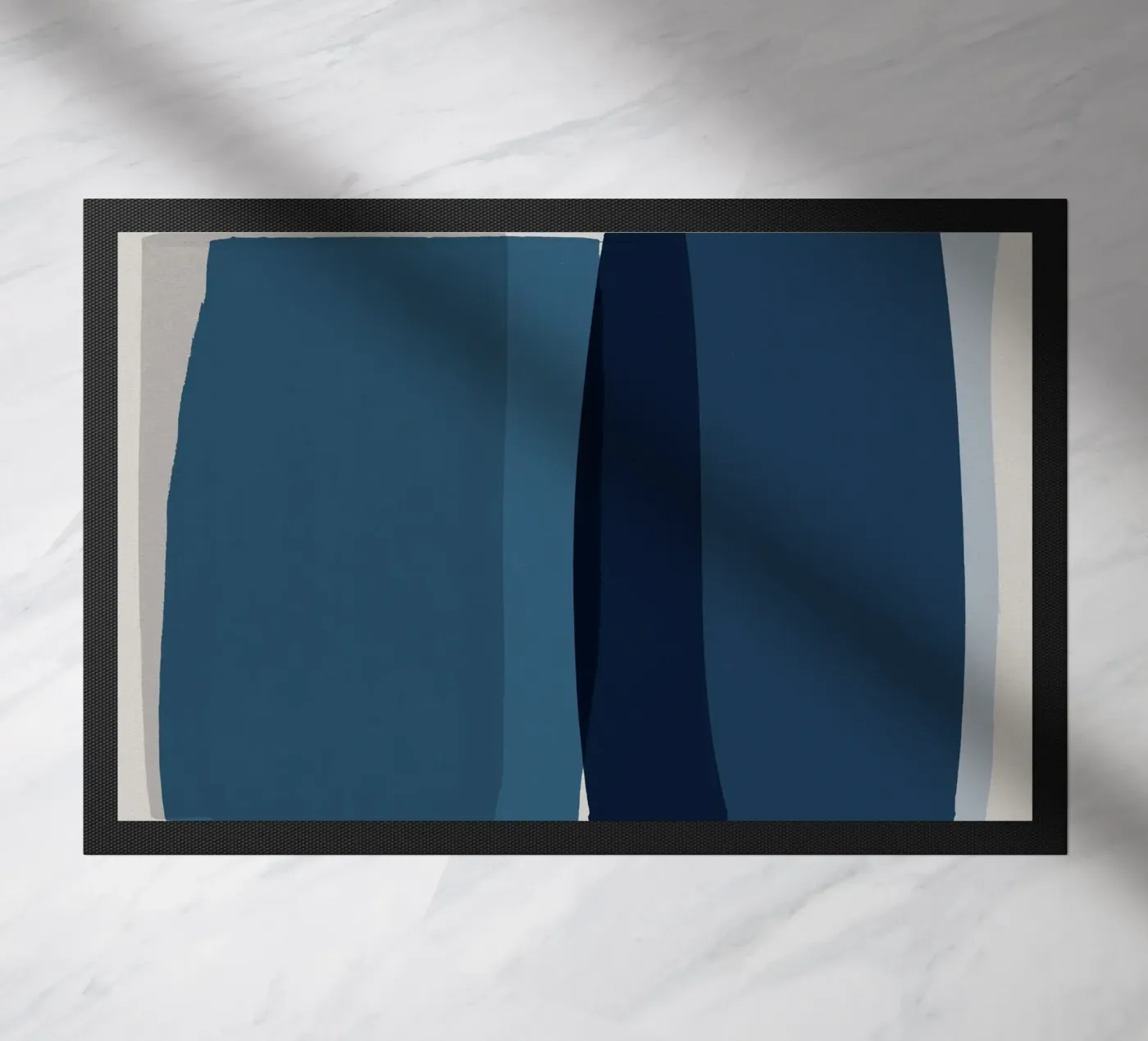 Modern Blue deurmat van Orara Studio