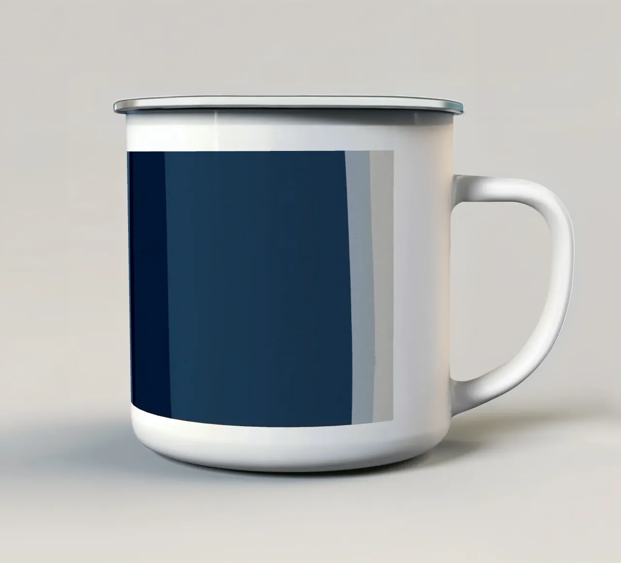 Blu moderno tazza in smalto da Orara Studio