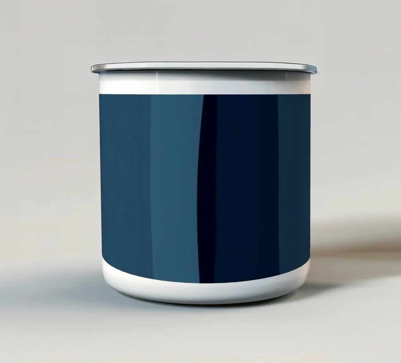 Blu moderno tazza in smalto da Orara Studio