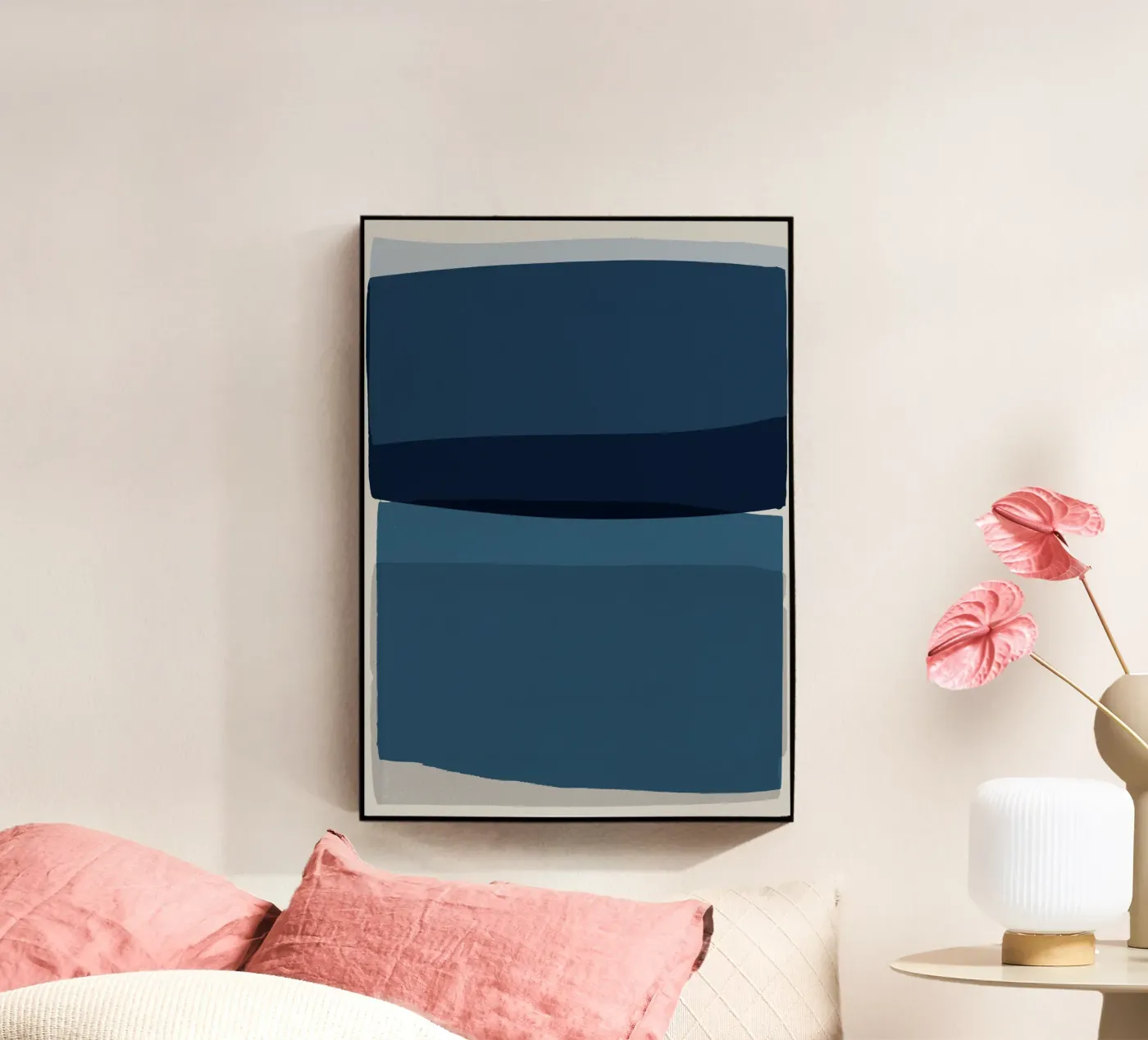 Modern Blue plexiglass da Orara Studio