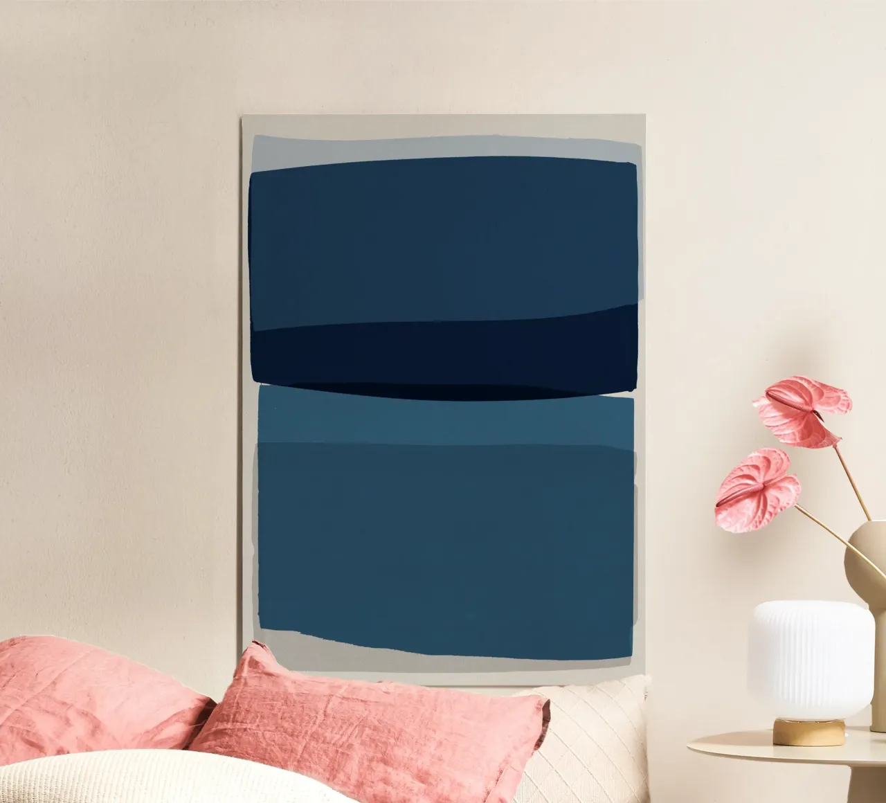 Blu moderno poster da Orara Studio