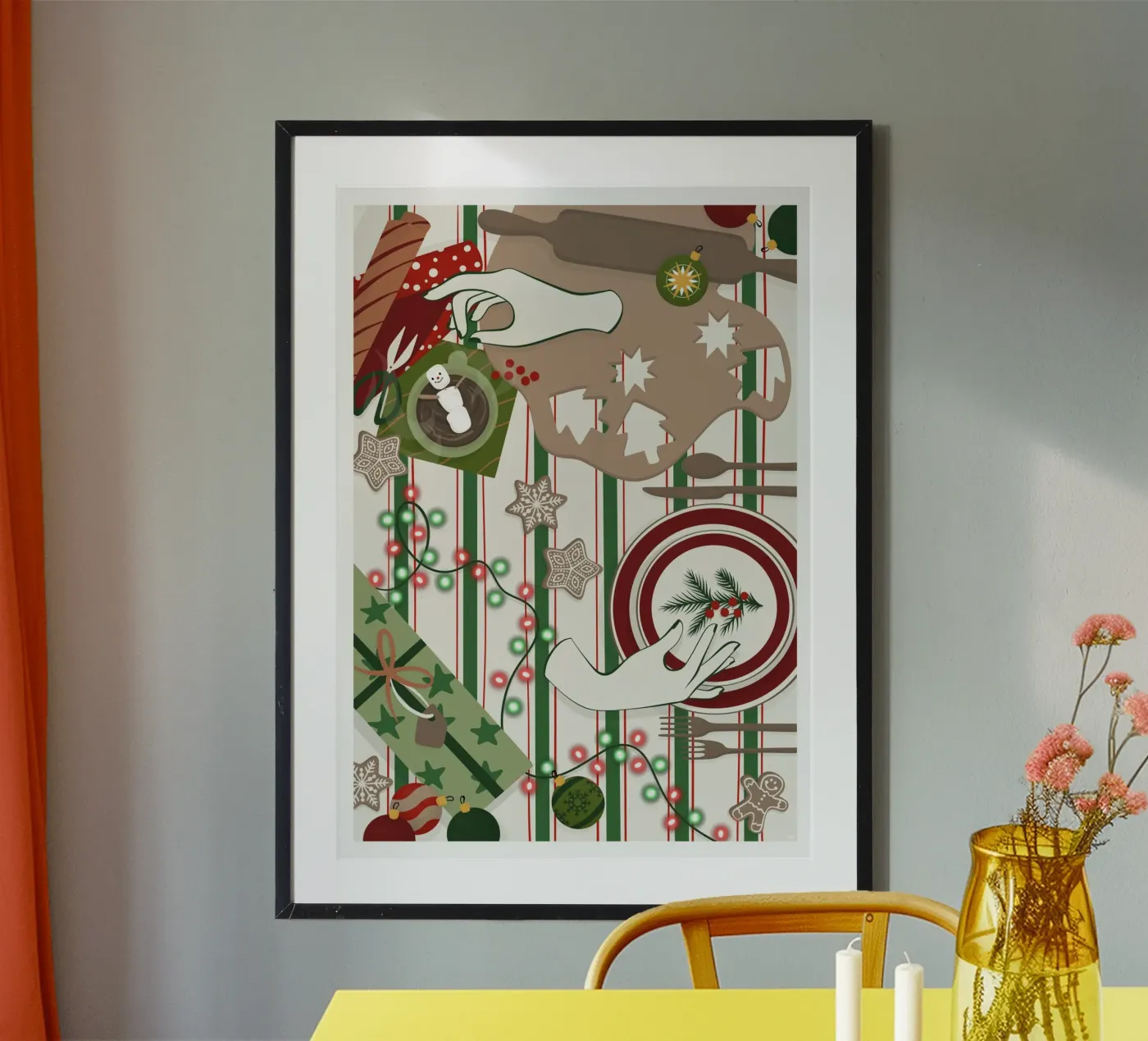 Christmas table poster by Lise.ya