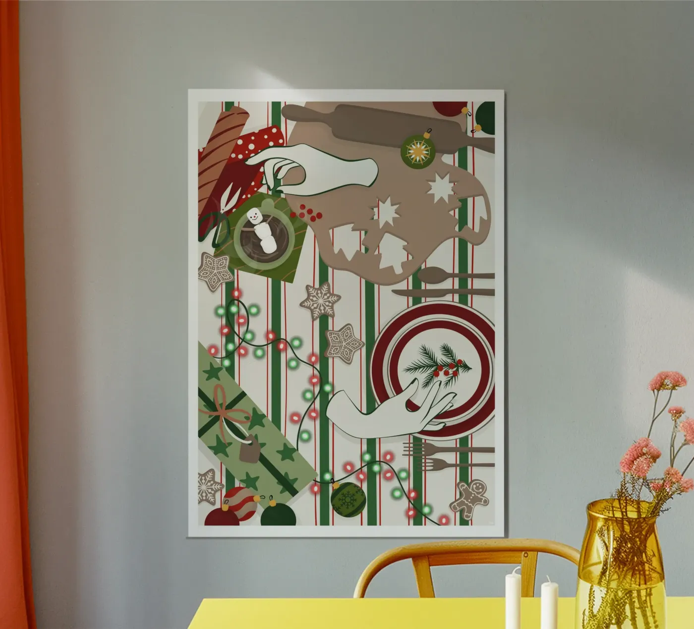 Christmas table poster by Lise.ya