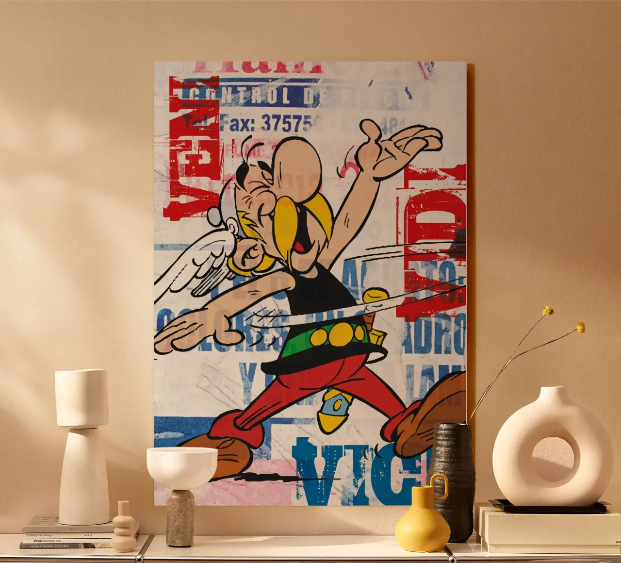Comic - Pop Art - Asterix Acryl-Glas von kathrin-krieter