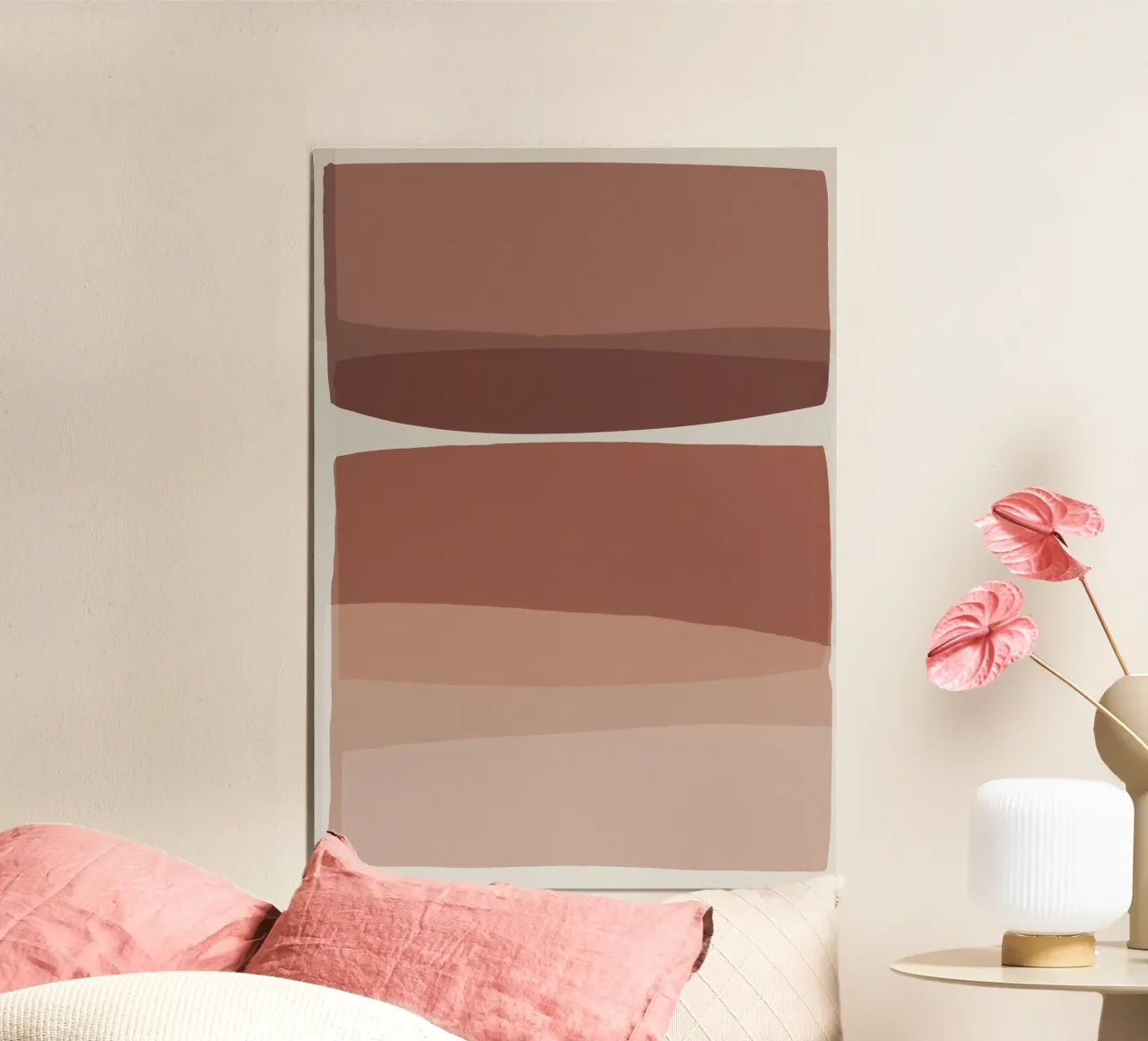 Modern Blush Alu-Dibond von Orara Studio