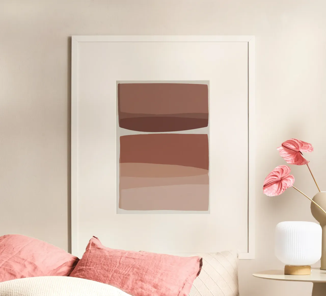 Blush moderno carta hahnemühle da Orara Studio