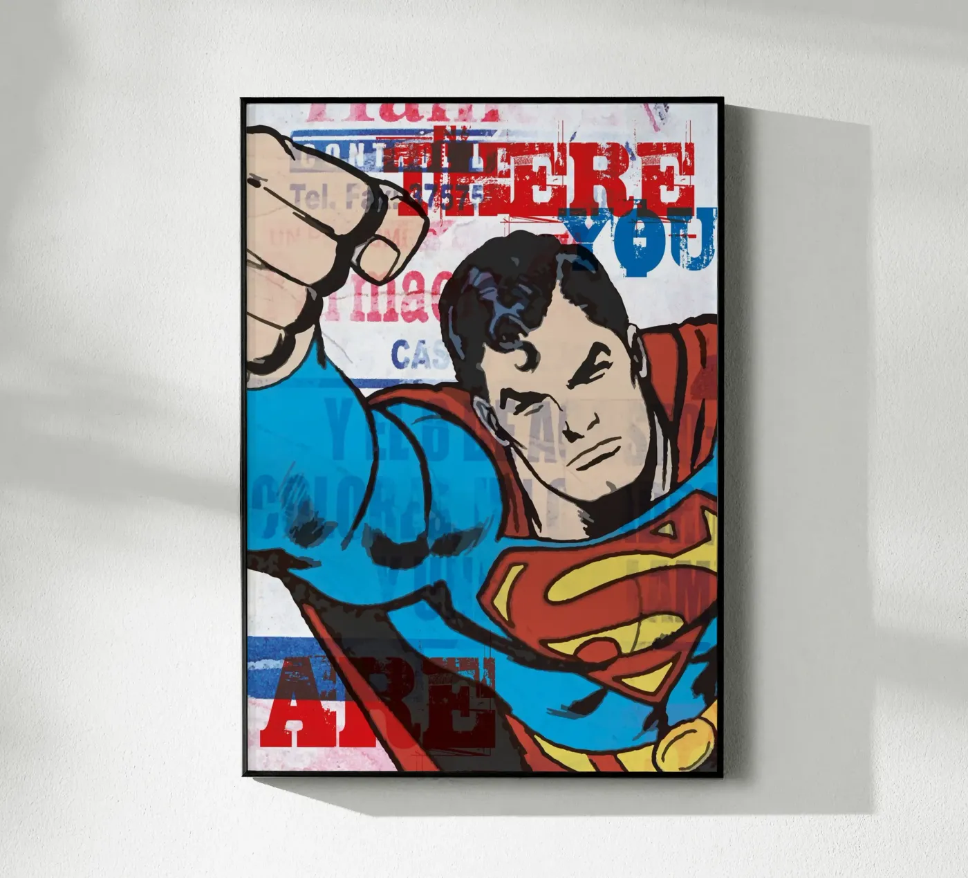 Comic - Pop Art - Superman plexiglass da kathrin-krieter