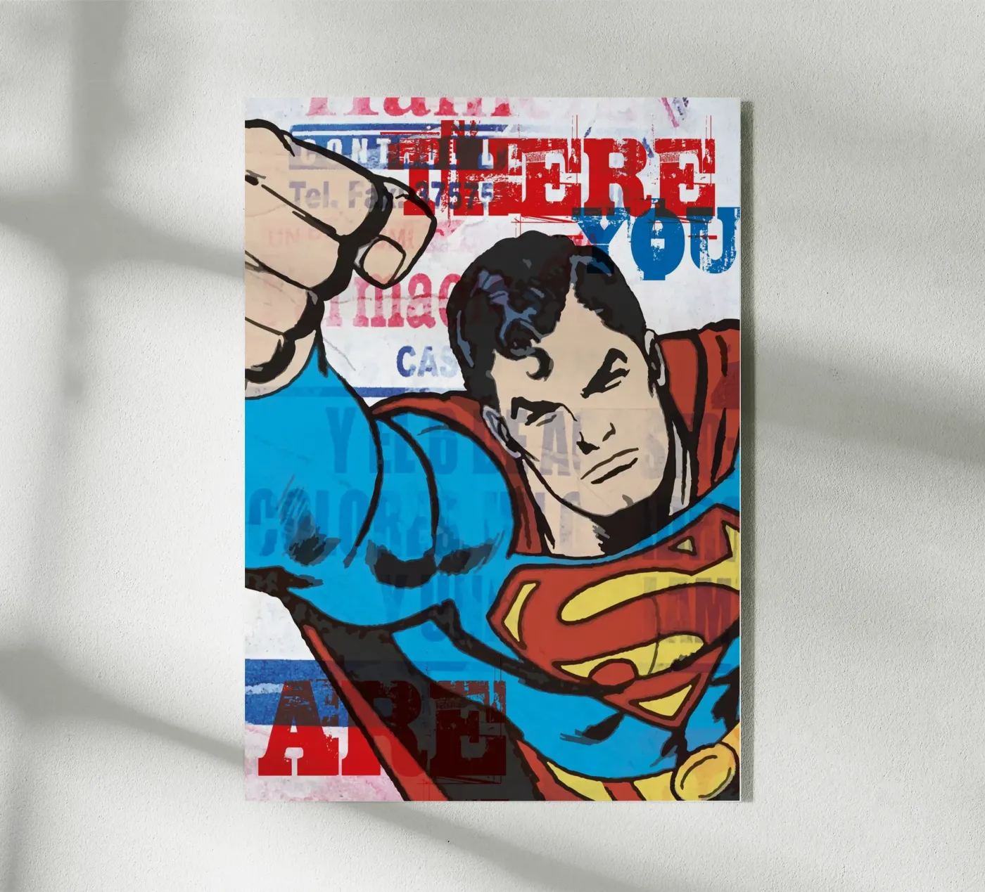 Comic - Pop Art - Superman plexiglass da kathrin-krieter