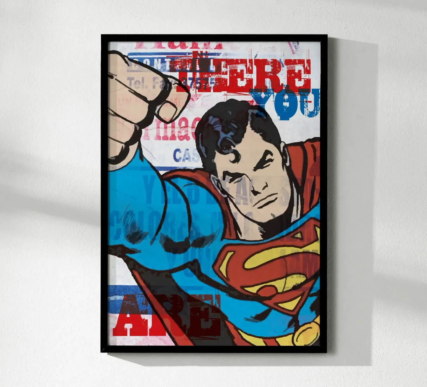 Comic - Pop Art - Superman poster da kathrin-krieter