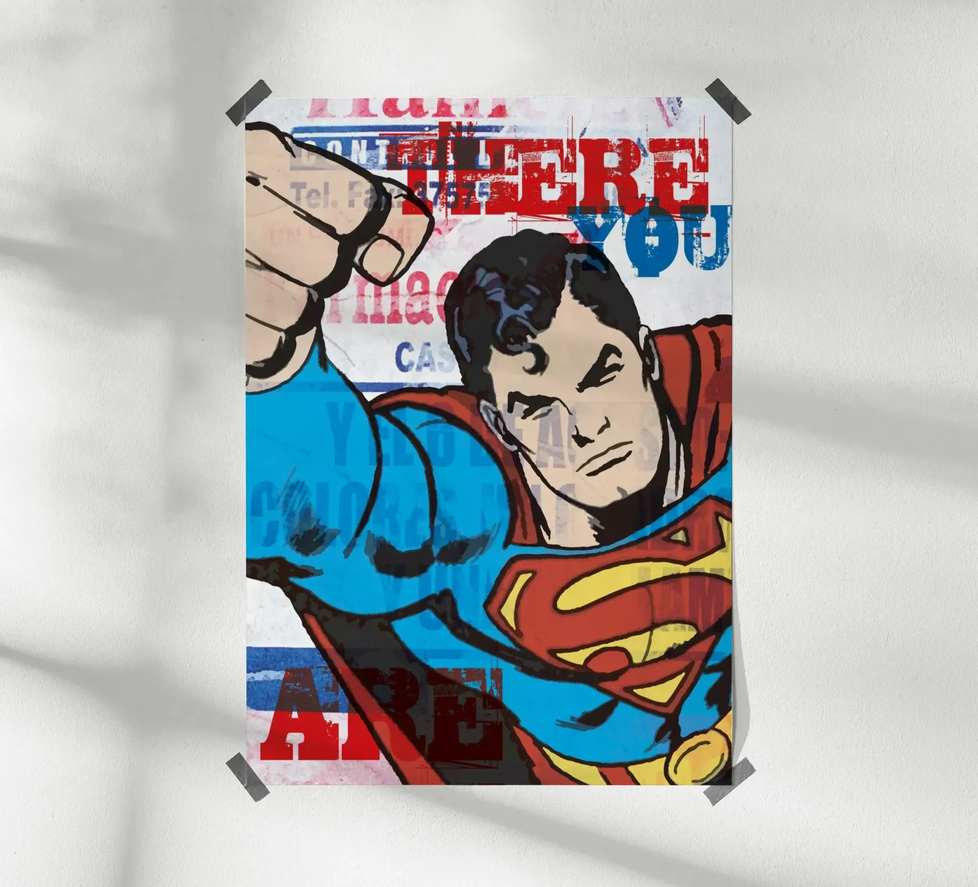 Comic - Pop Art - Superman poster da kathrin-krieter