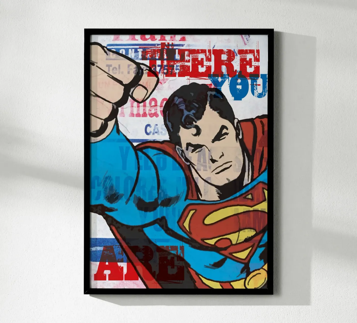 Comic - Pop Art - Superman poster da kathrin-krieter