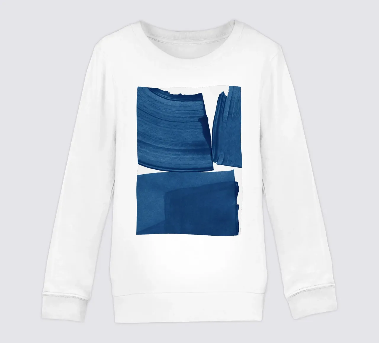 Pittura moderna Blu I felpa bambino da Orara Studio