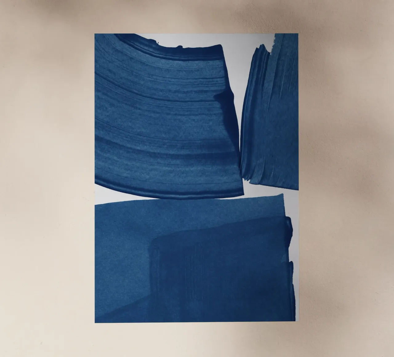 Pittura moderna Blu I pellicola backlit da Orara Studio