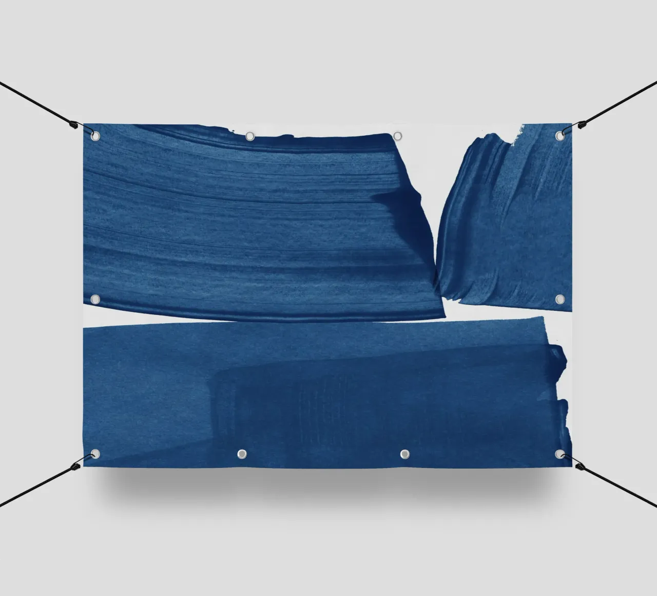 Pittura moderna Blu I telo in pvc da Orara Studio
