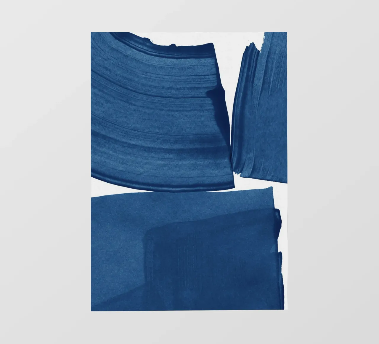 Pittura moderna Blu I telo in pvc da Orara Studio