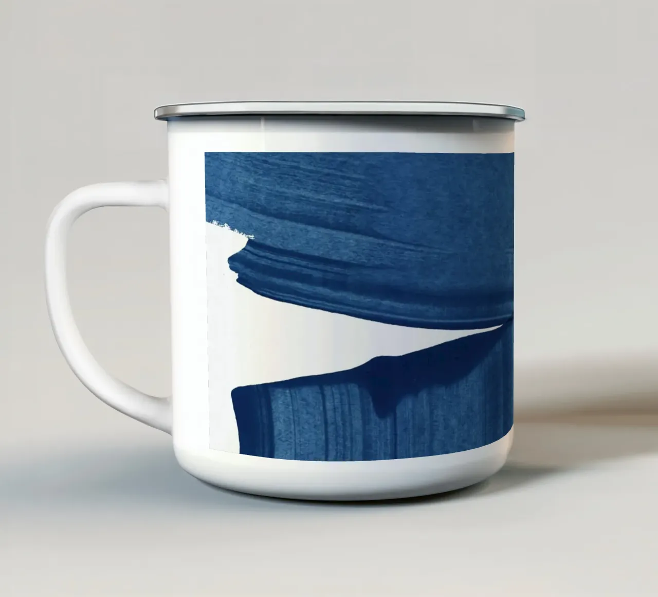 Pittura moderna Blu I tazza in smalto da Orara Studio