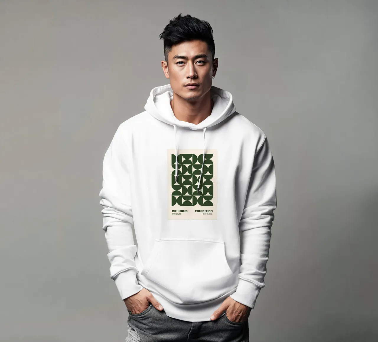 Abstract 45 felpa con cappuccio da The Look