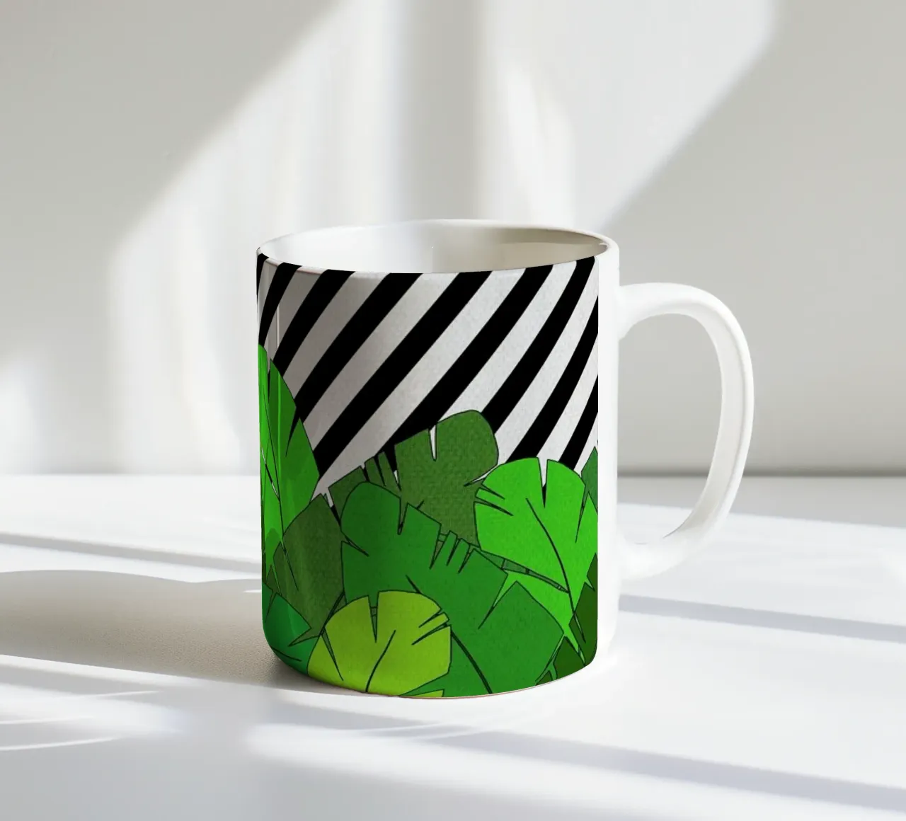 Green Direction tazza in ceramica da Bianca Green