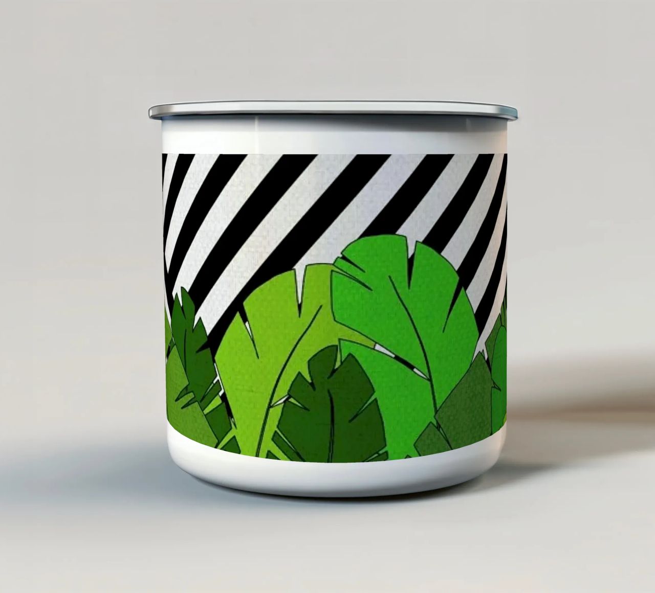 Green Direction tazza in smalto da Bianca Green