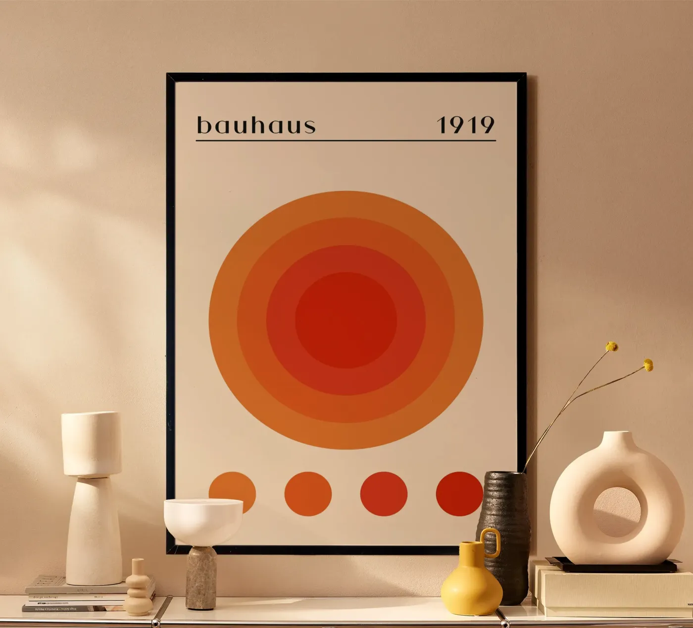 Abstract Circles poster van The Look