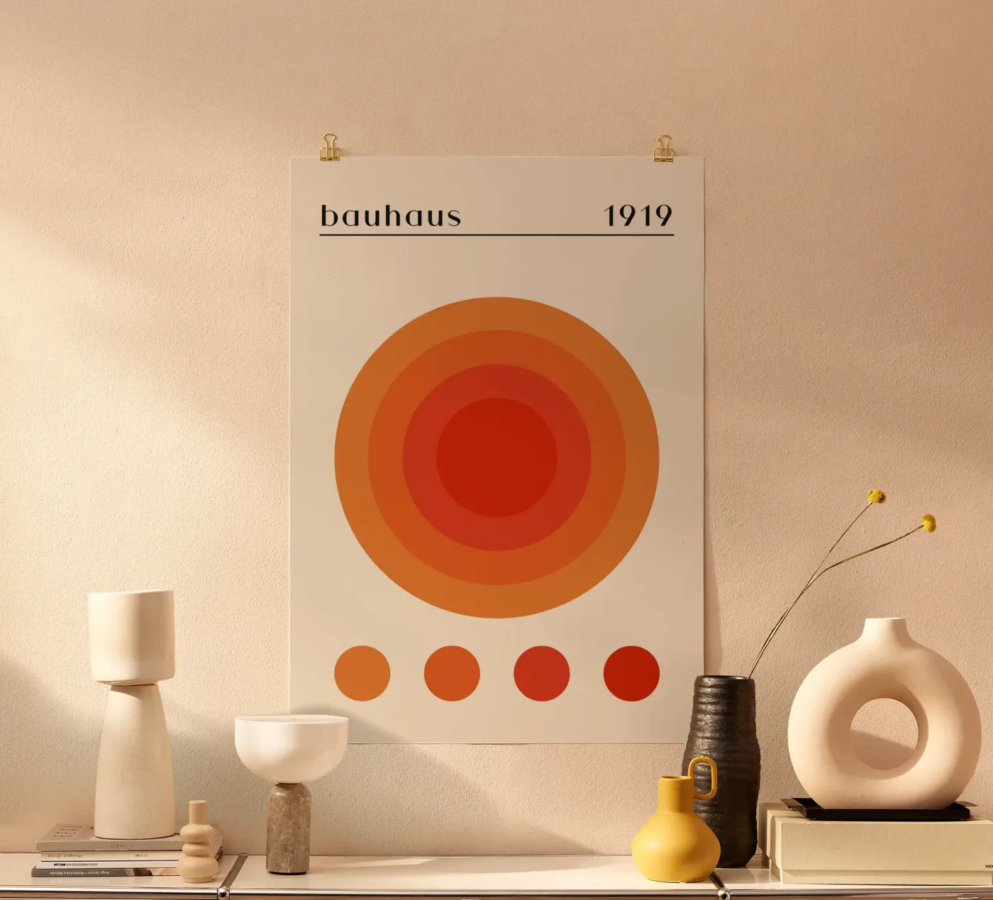 Abstract Circles poster van The Look