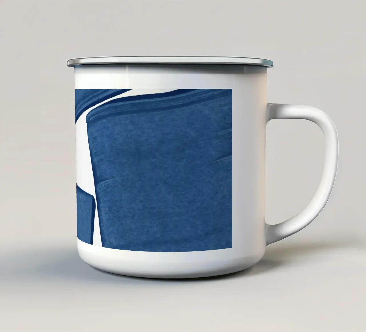 Pittura moderna Blu III tazza in smalto da Orara Studio