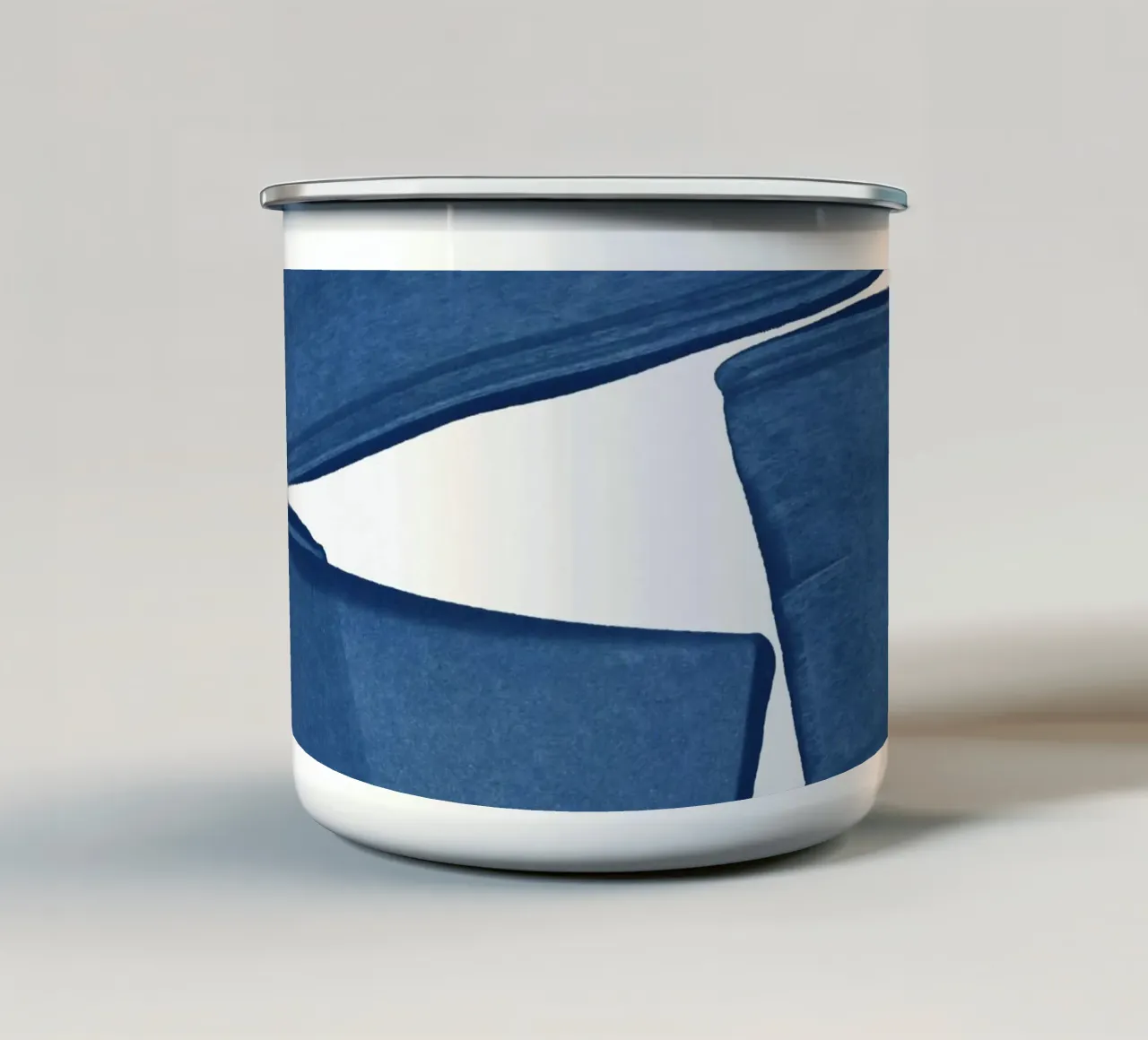 Pittura moderna Blu III tazza in smalto da Orara Studio