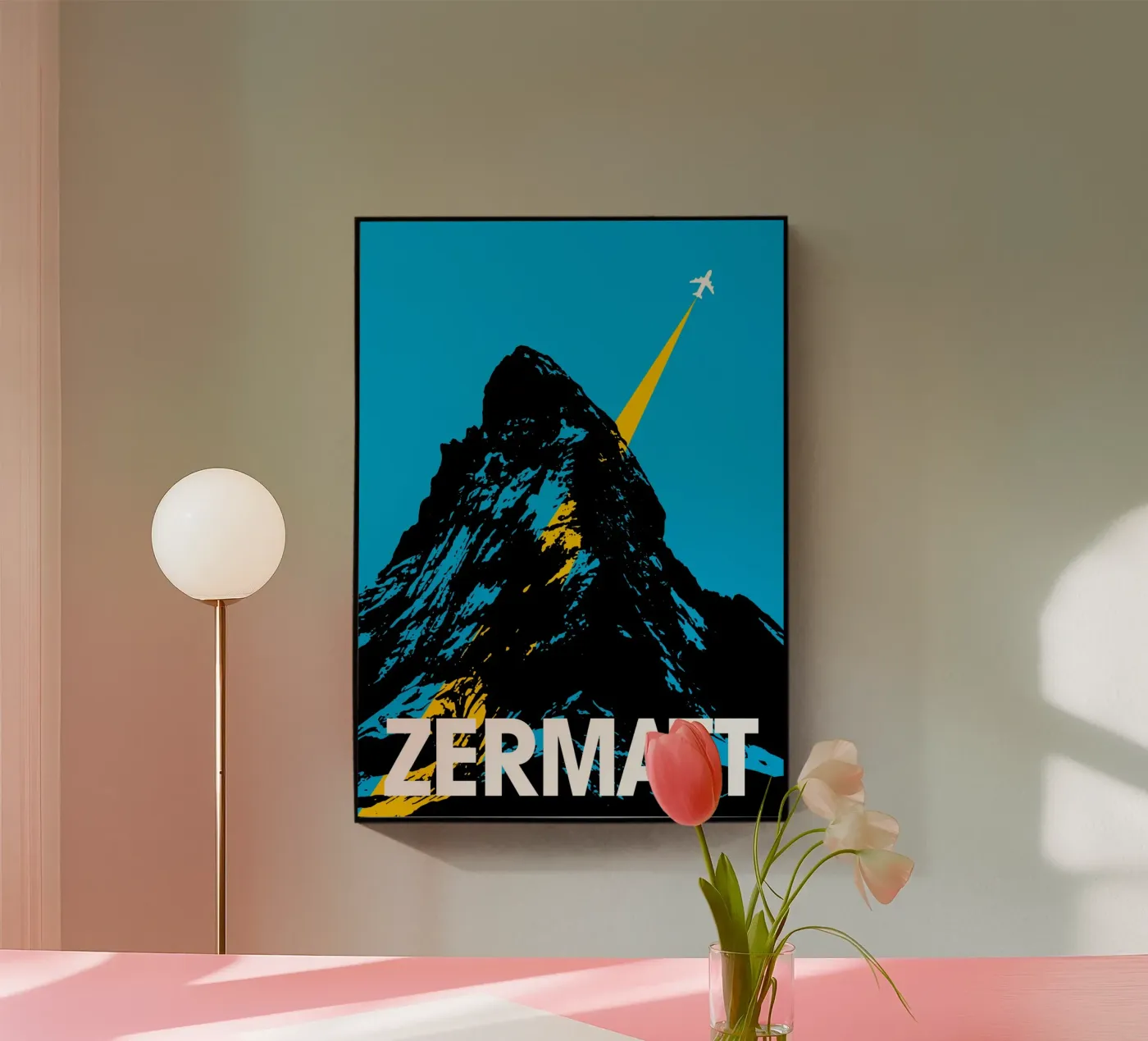Zermatt acrylic glass by kathrin-krieter
