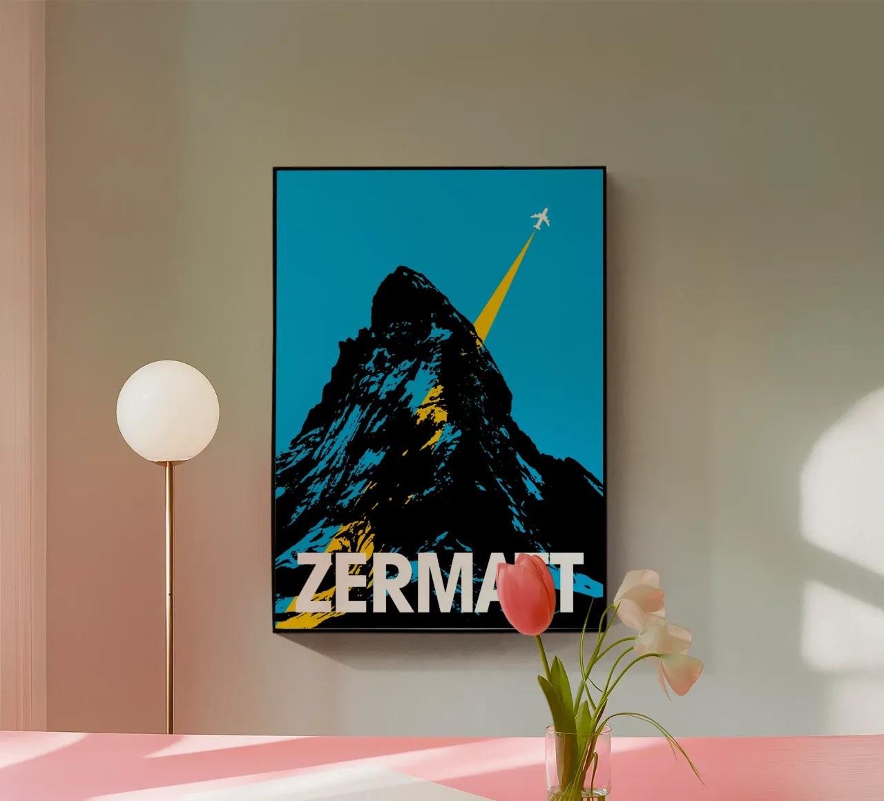 Zermatt acrylic glass by kathrin-krieter