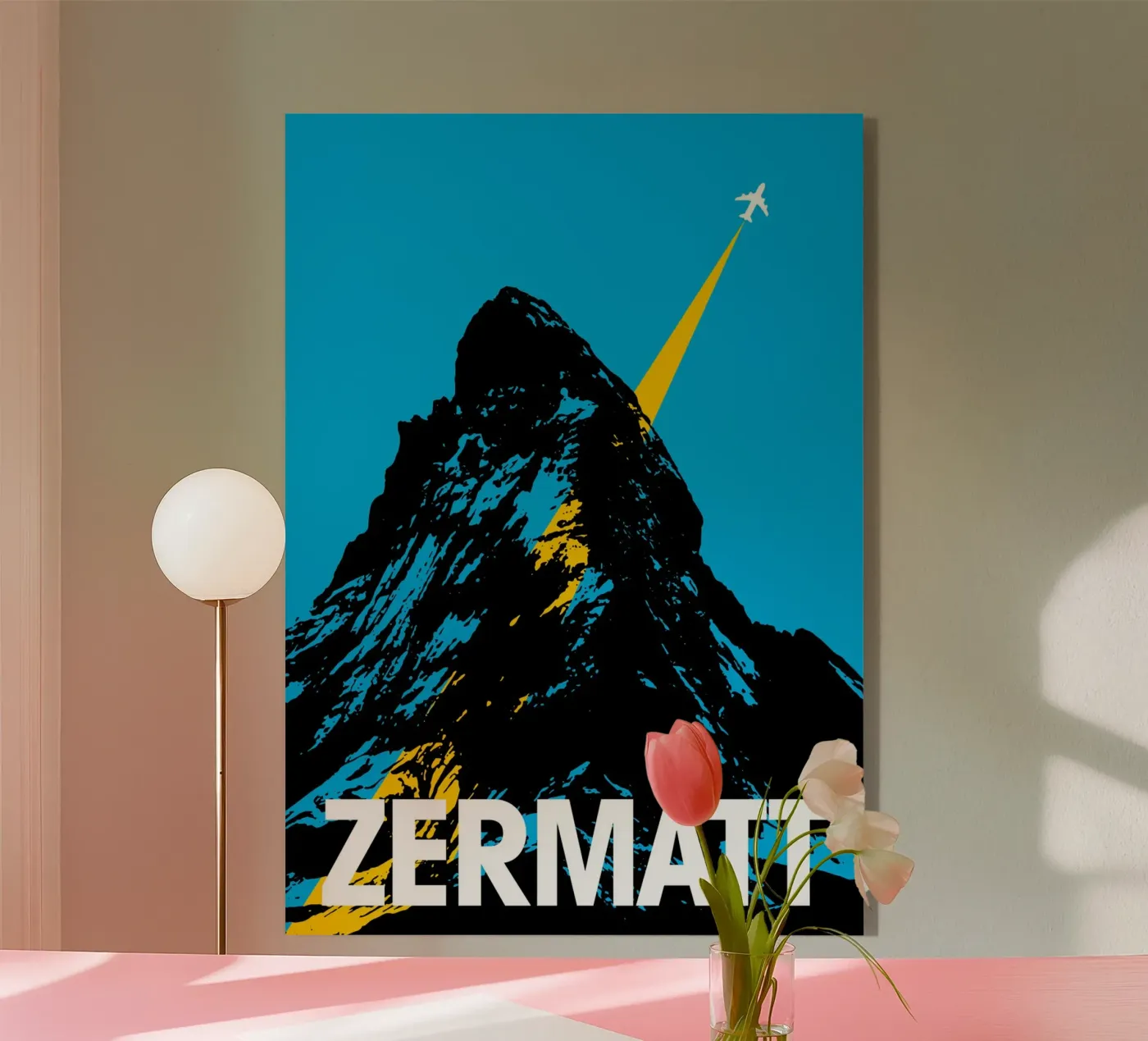 Zermatt acrylic glass by kathrin-krieter
