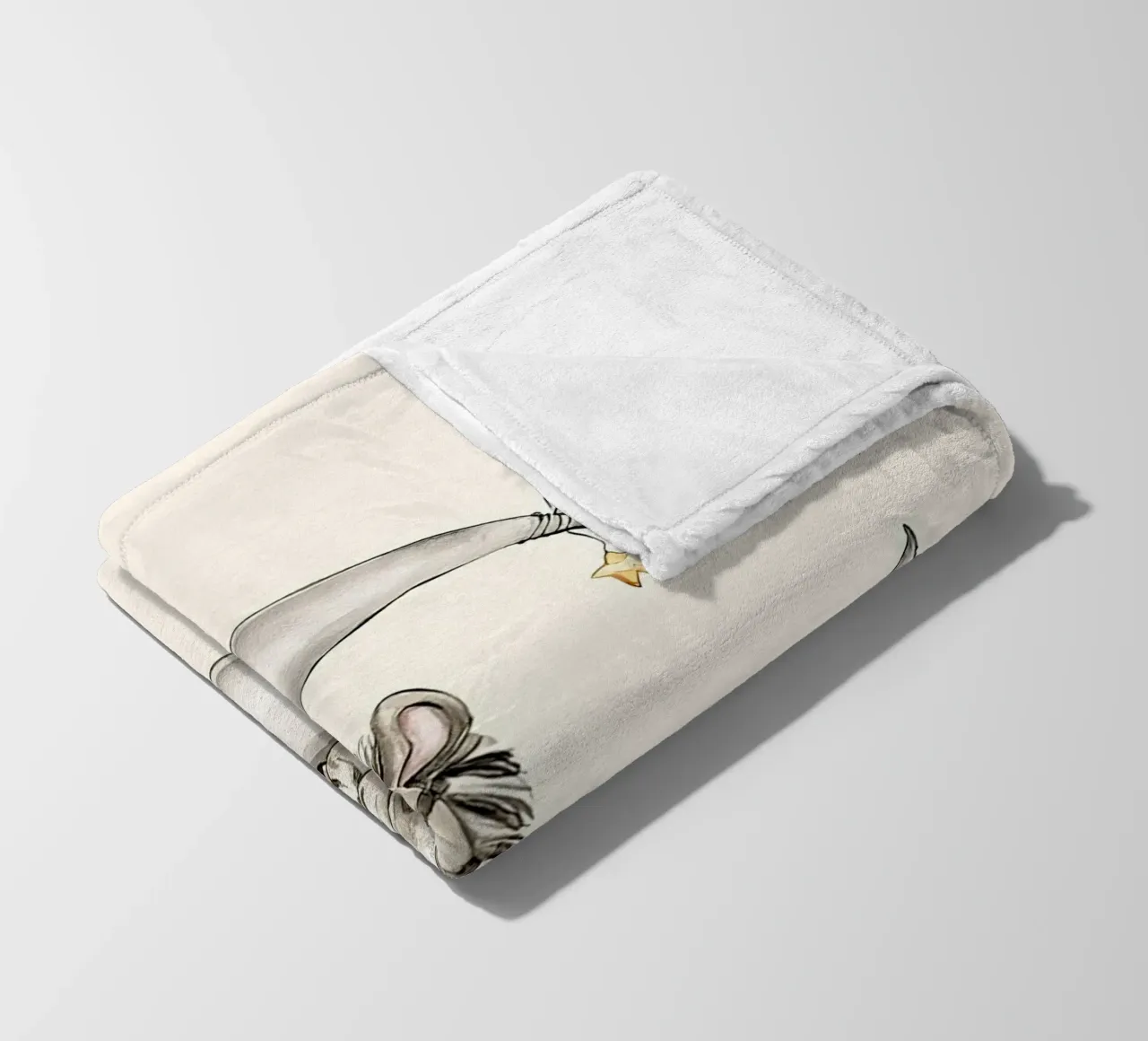 Zebra addormentata coperta in pile da Emil Art Studio