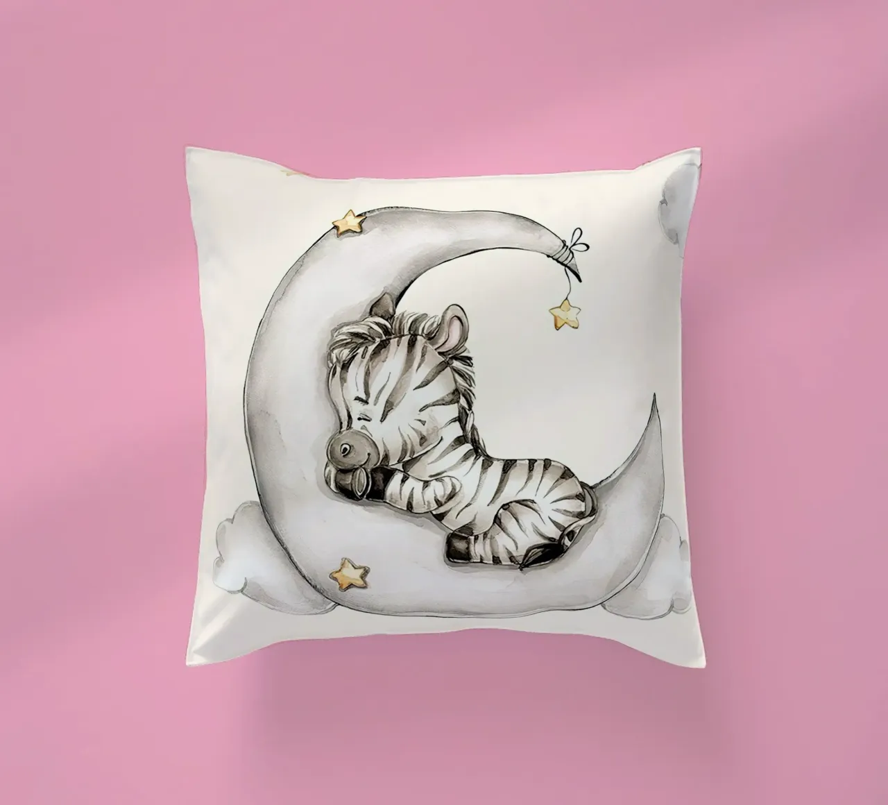 Zebra addormentata cuscino da Emil Art Studio