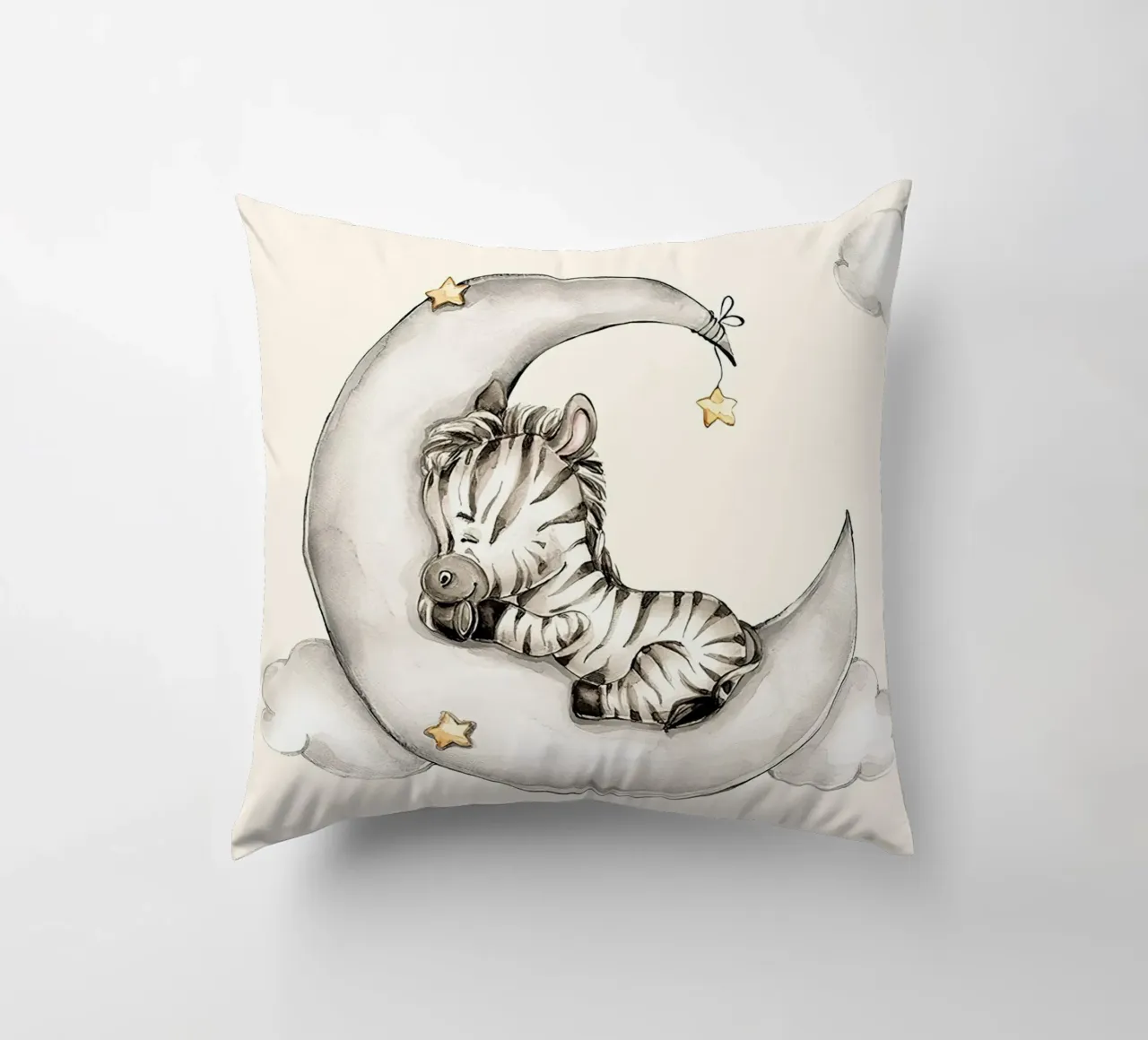 Zebra addormentata cuscino da Emil Art Studio