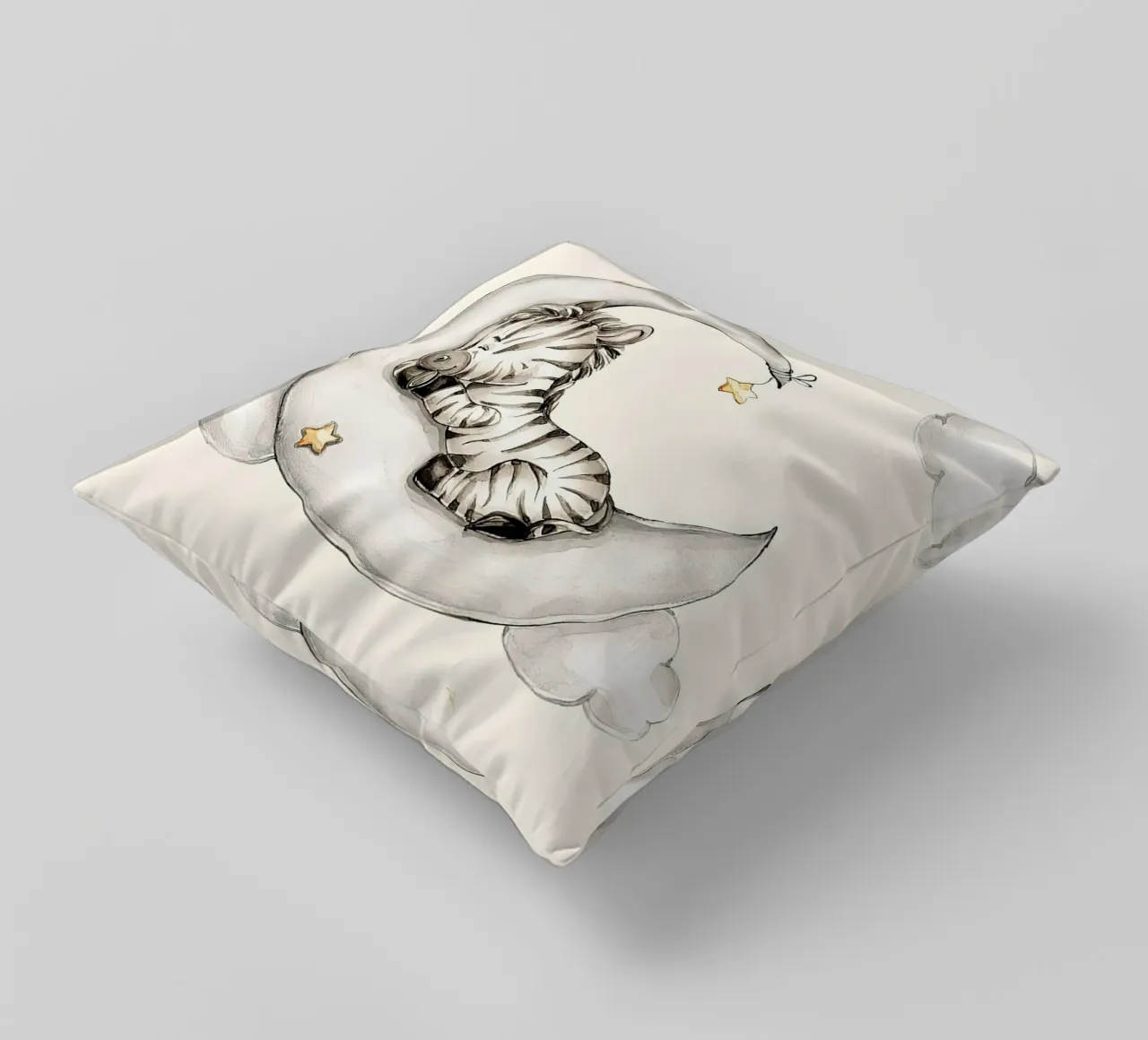 Zebra addormentata cuscino da Emil Art Studio