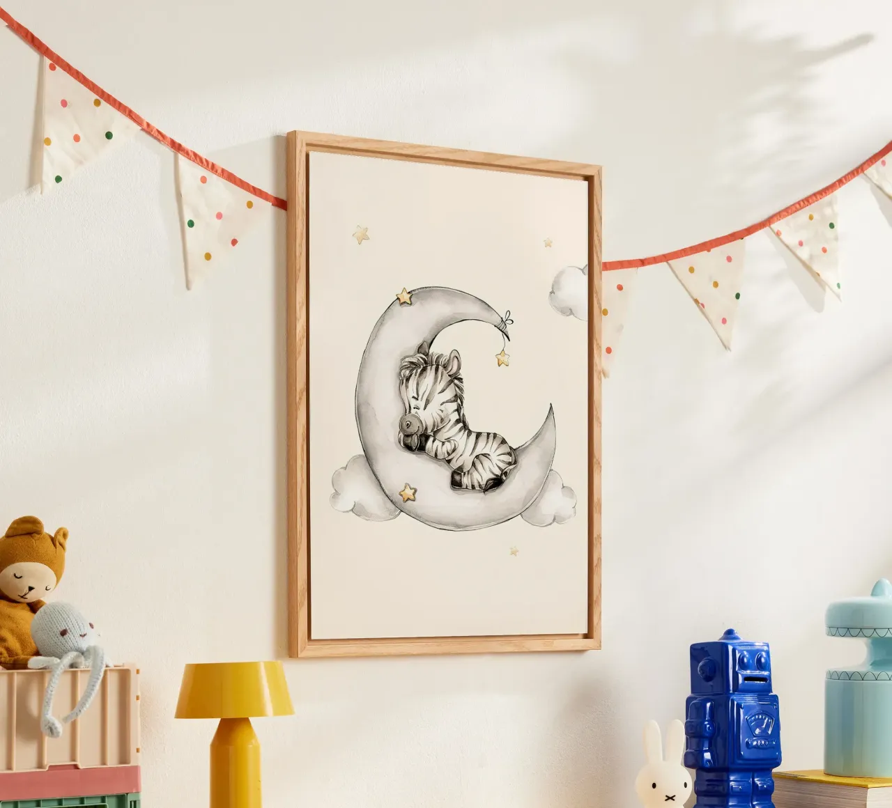 Zebra addormentata plexiglass da Emil Art Studio