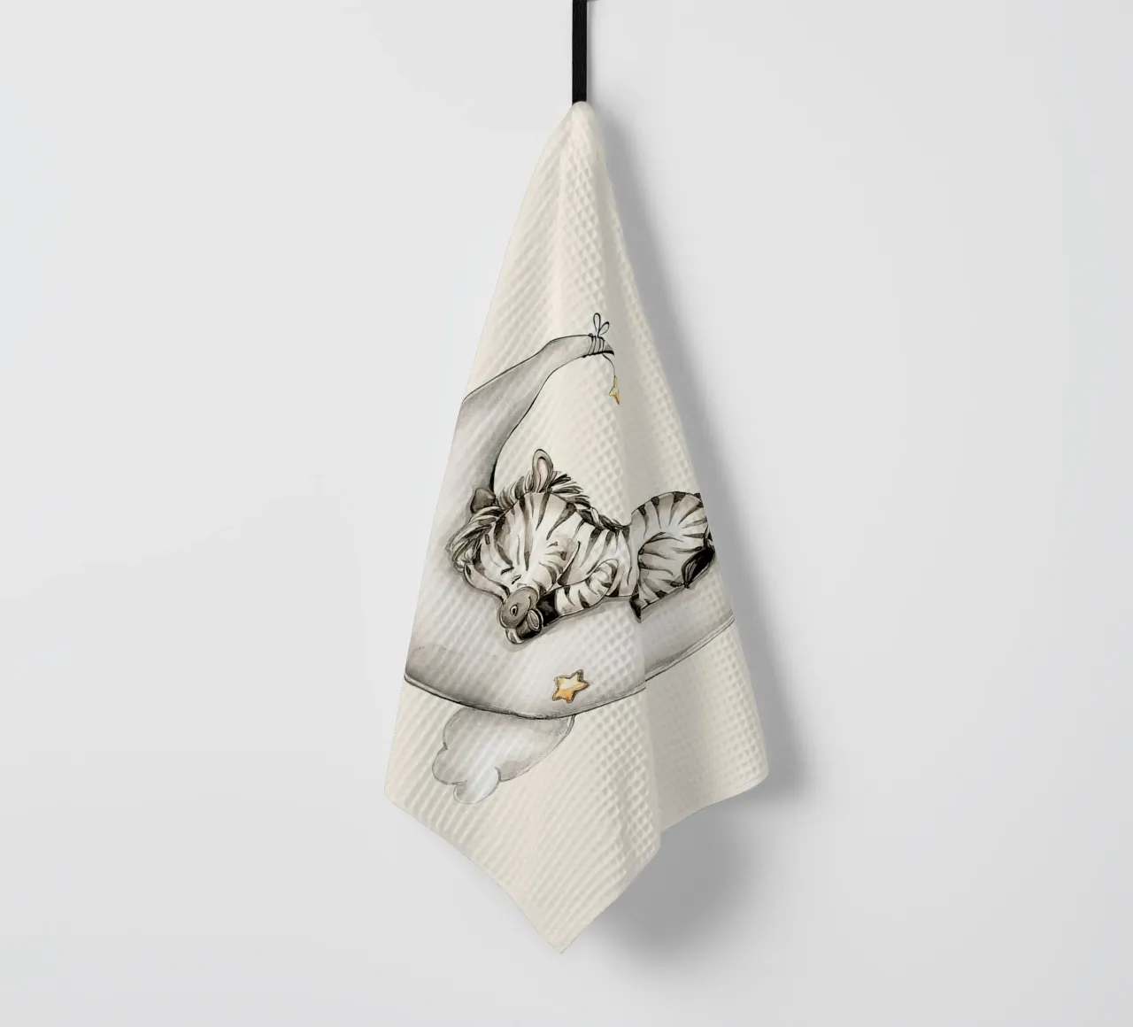 Zebra addormentata canovaccio da cucina da Emil Art Studio